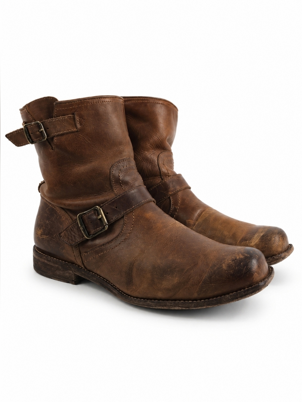 Frye Smith Engineer Browb Leather Men's Boots Size 13